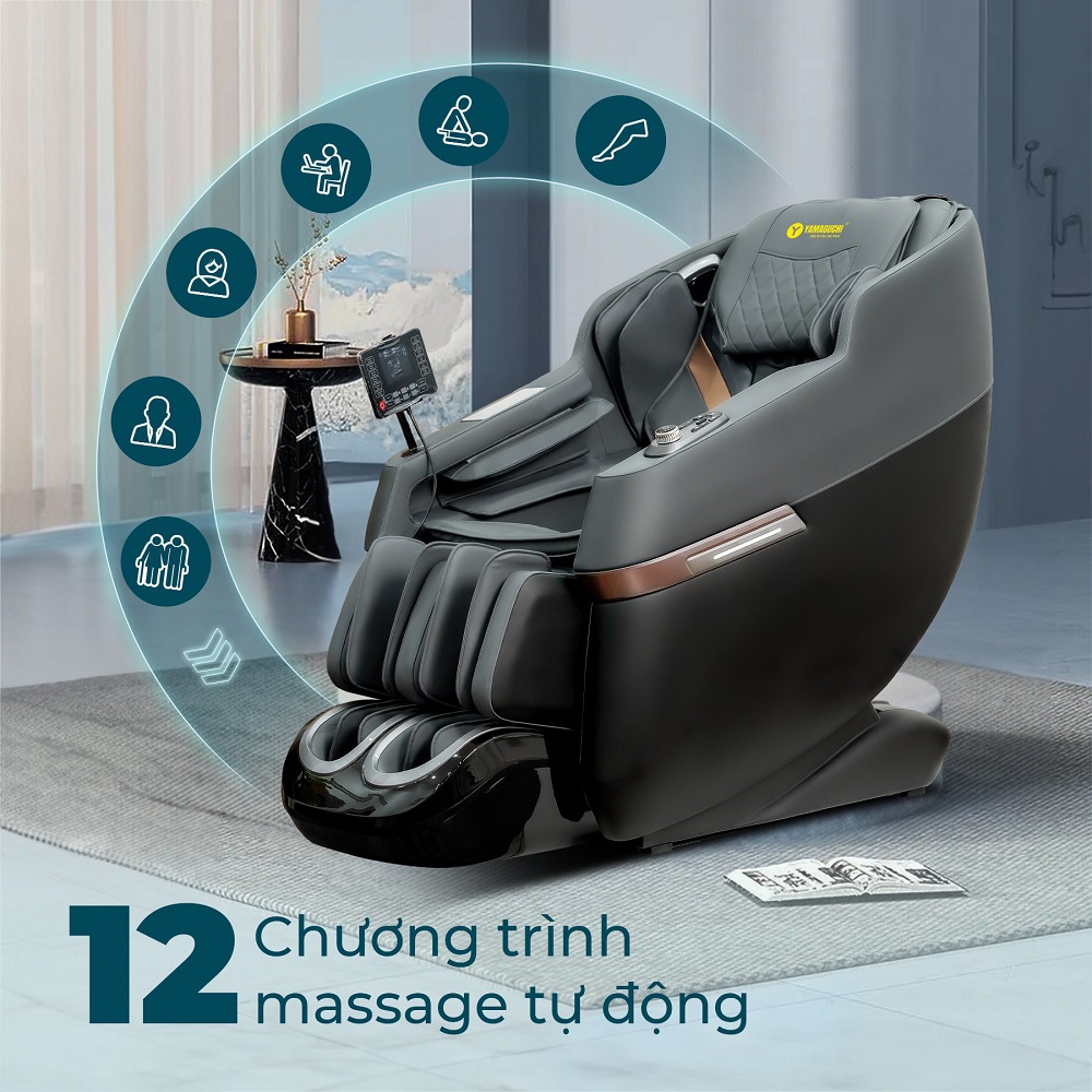 12 chương trình massage tự động
