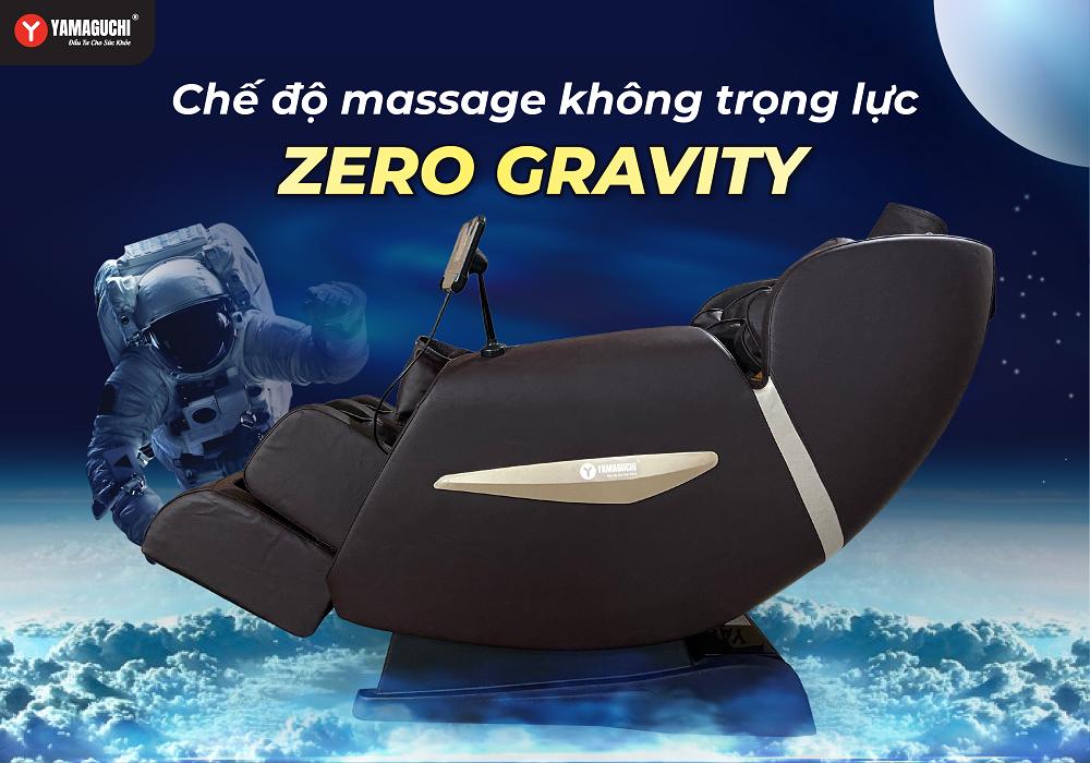 Trang bị chế độ massage không trọng lực Zero Gravity