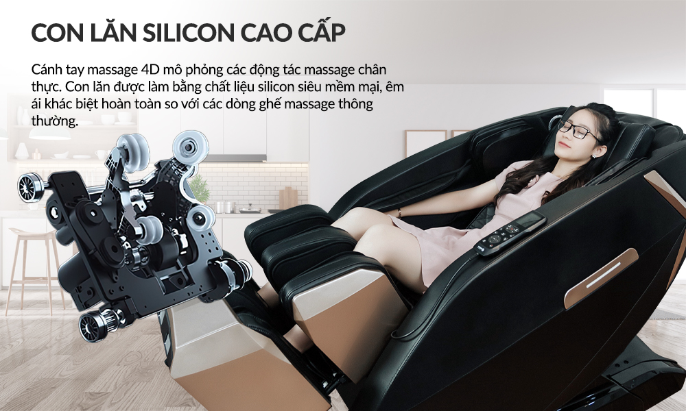 Con lăn silicon cao cấp nâng cao trải nghiệm massage của người dùng