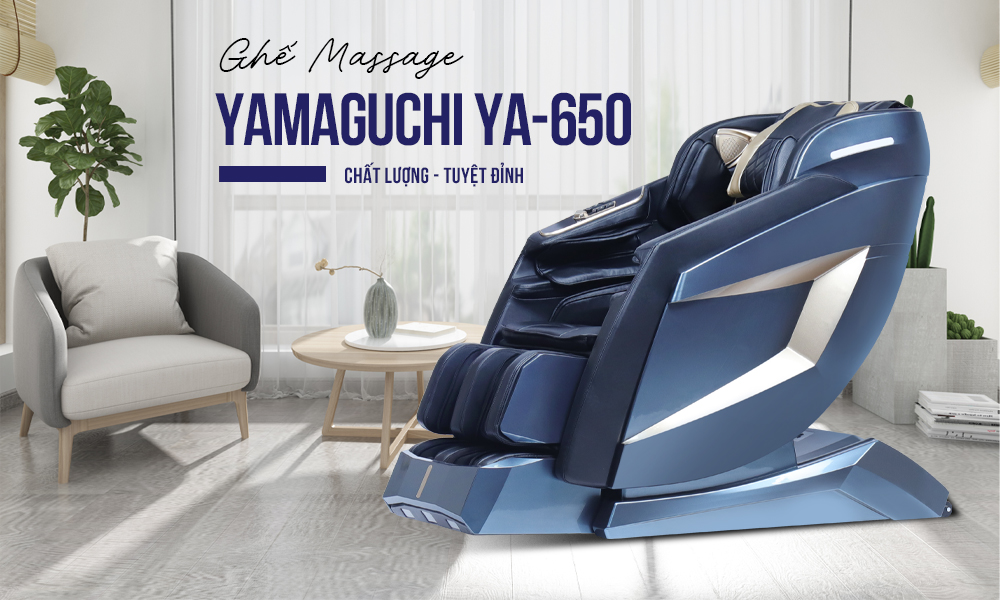 Ghế massage Yamaguchi YA-650 cải thiện chất lượng cuộc sống