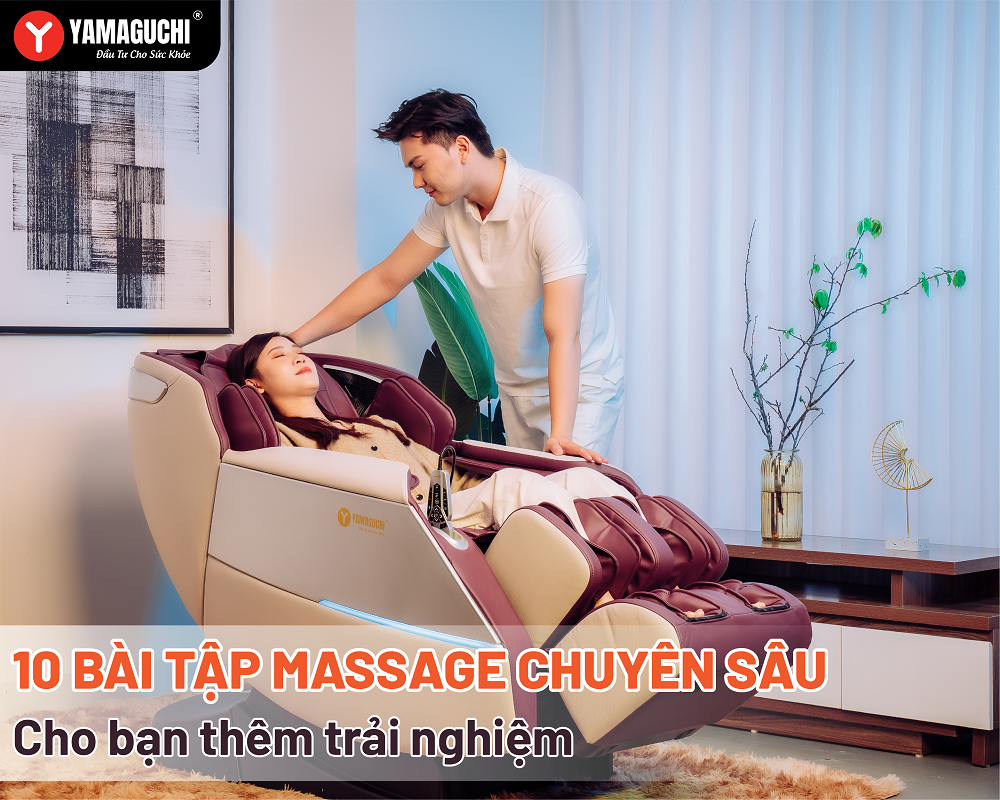 YA-200 sở hữu 10 bài tập massage chuyên sâu