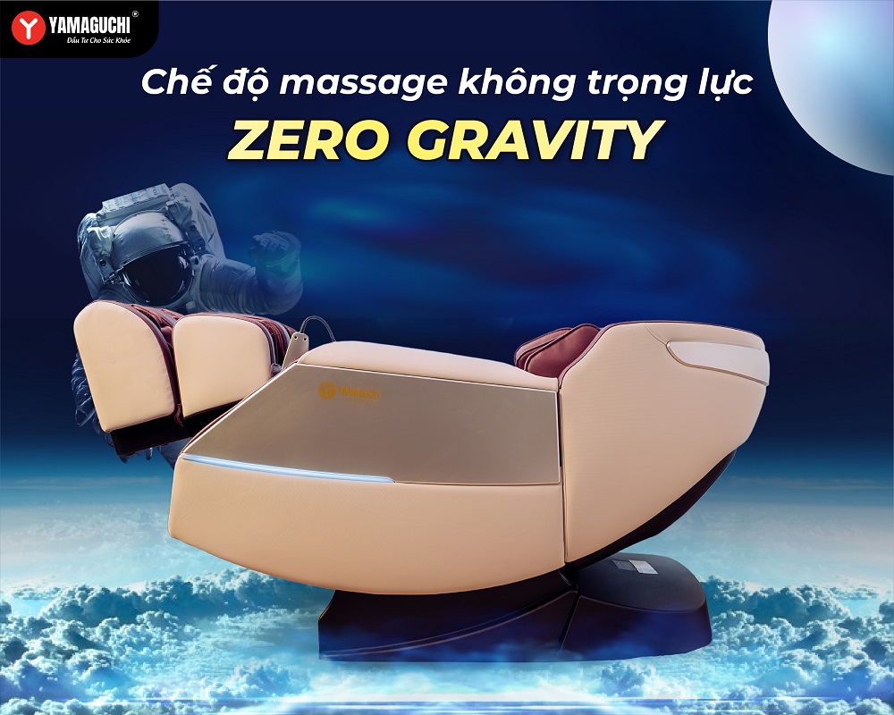 Thư giãn toàn thân với tính năng massage không trọng lực Zero Gravity