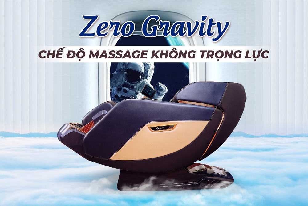 Chức năng massage không trọng lực Zero Gravity