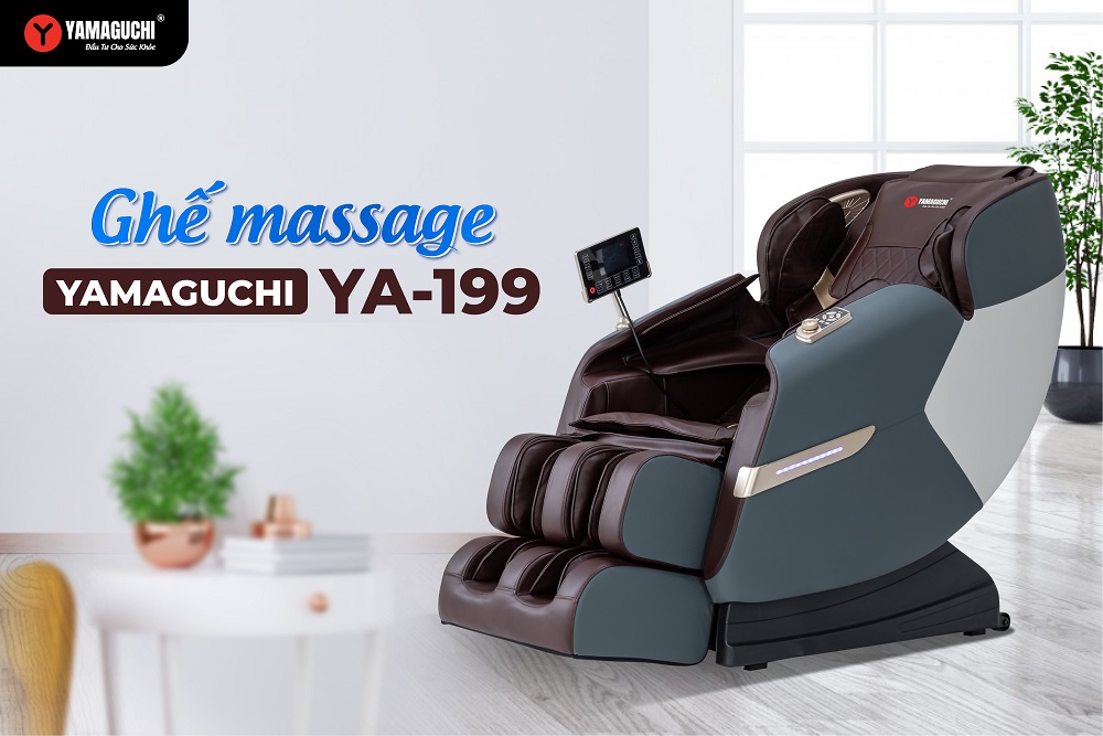Ghế massage Yamaguchi YA-199 nâu trắng