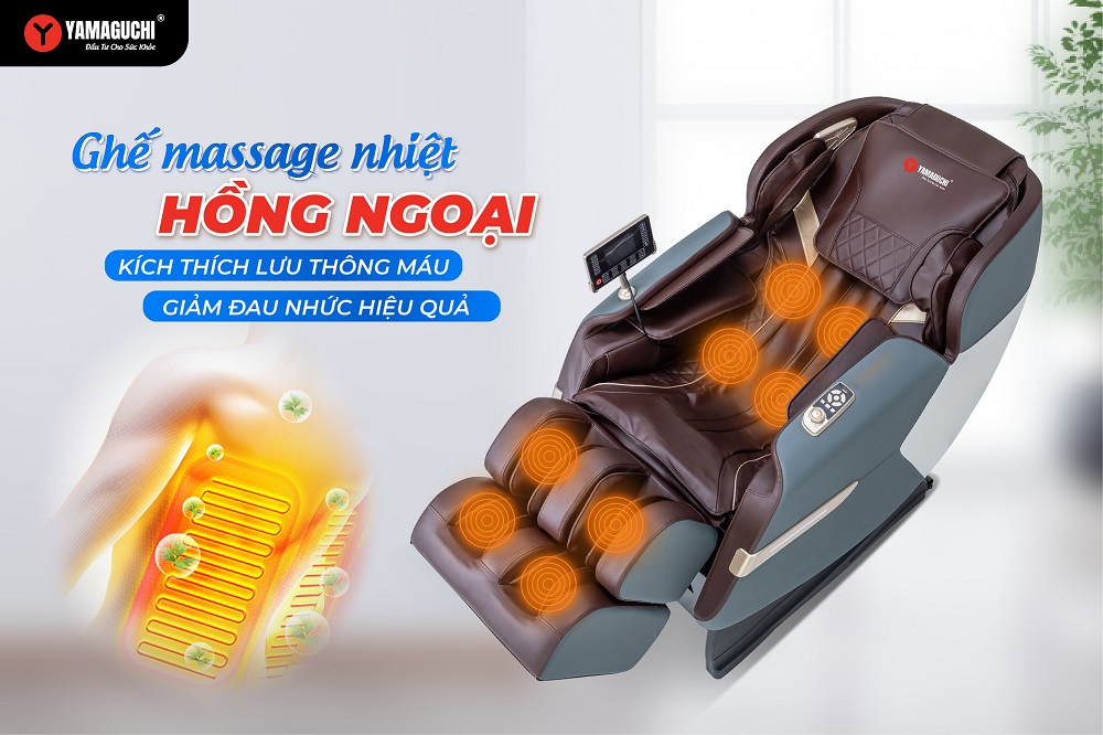 Massage nhiệt hồng ngoại giúp sưởi ấm toàn bộ cơ thể