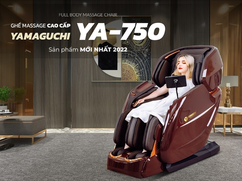 Ghế massage Yamaguchi YA-750 là một trong những sản phẩm yêu thích tại Yamaguchi