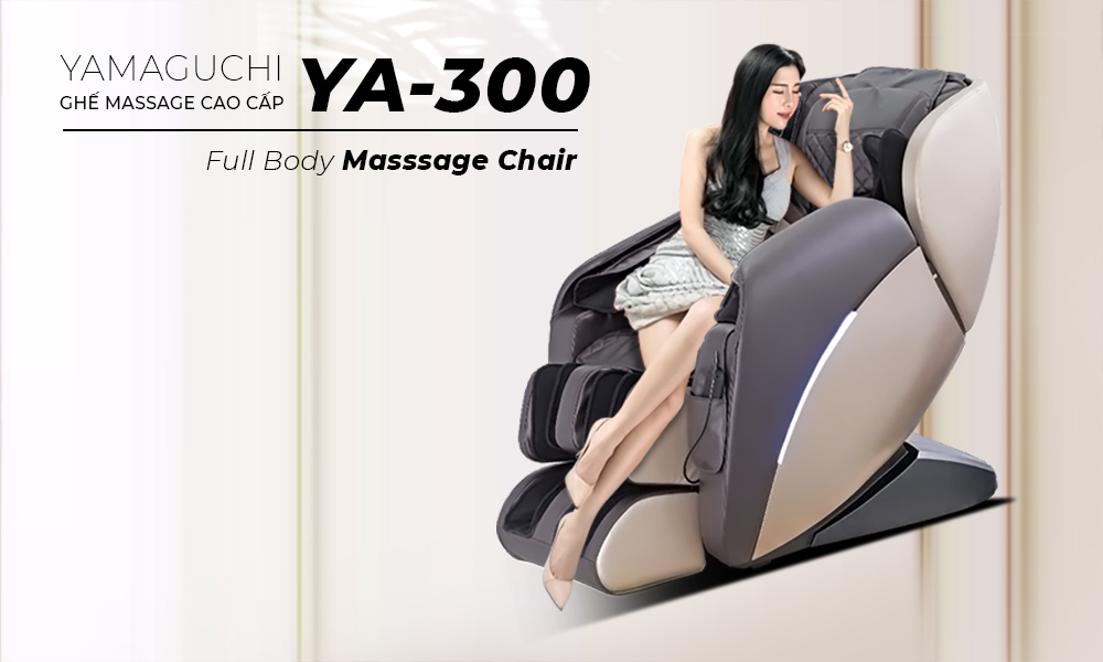 Ghế massage Yamaguchi YA-300, tô điểm cho chất lượng cuộc sống