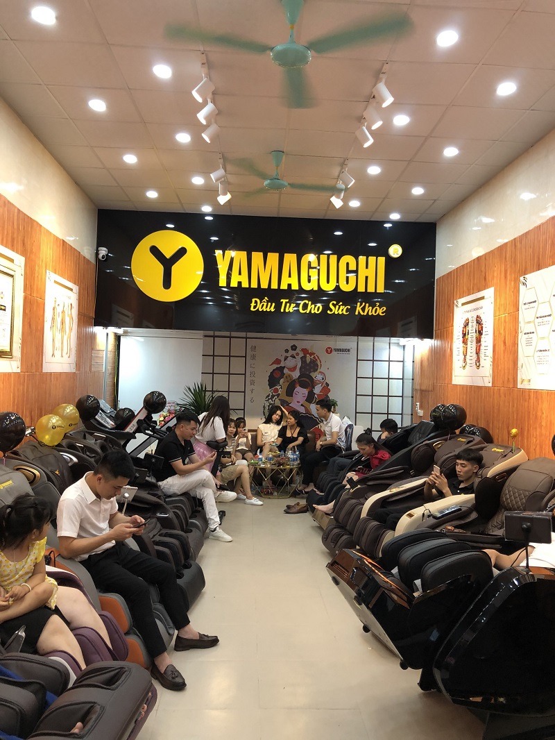 Toàn cảnh showroom ghế massage Yamaguchi Bắc Ninh