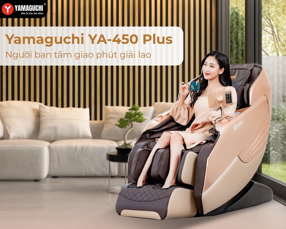 Ghế massage Yamaguchi YA-450 Plus thông minh, hiện đại