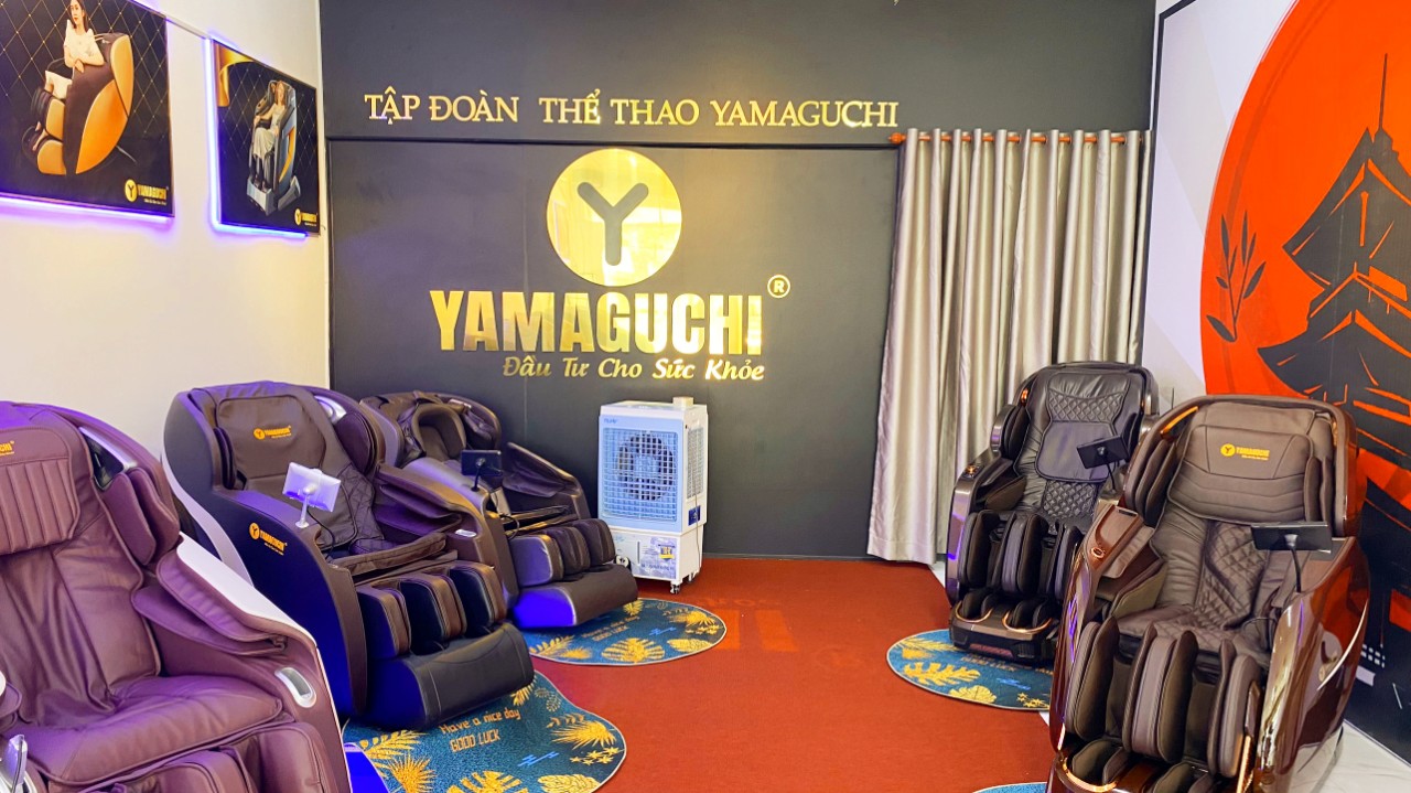 Một góc showroom ghế massage Yamaguchi