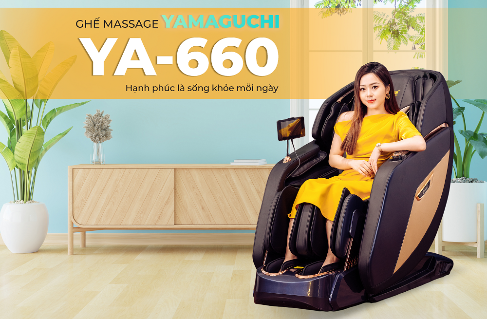 Ghế massage toàn thân của thương hiệu Yamaguchi