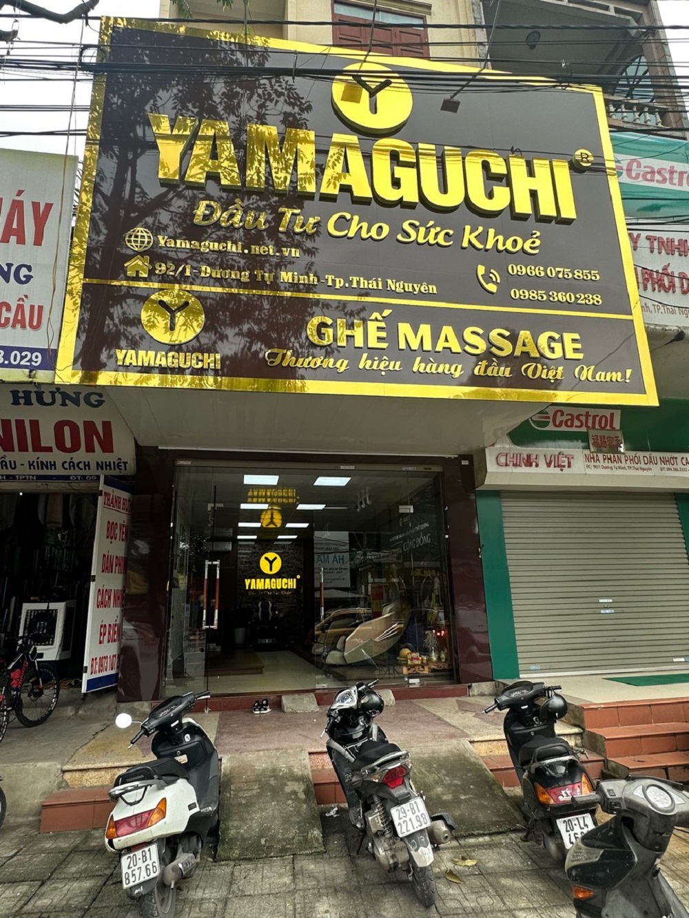 Cơ sở ghế massage Yamaguchi tại Thái Nguyên