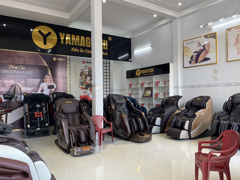 Showroom ghế massage máy chạy bộ tại Thái Bình