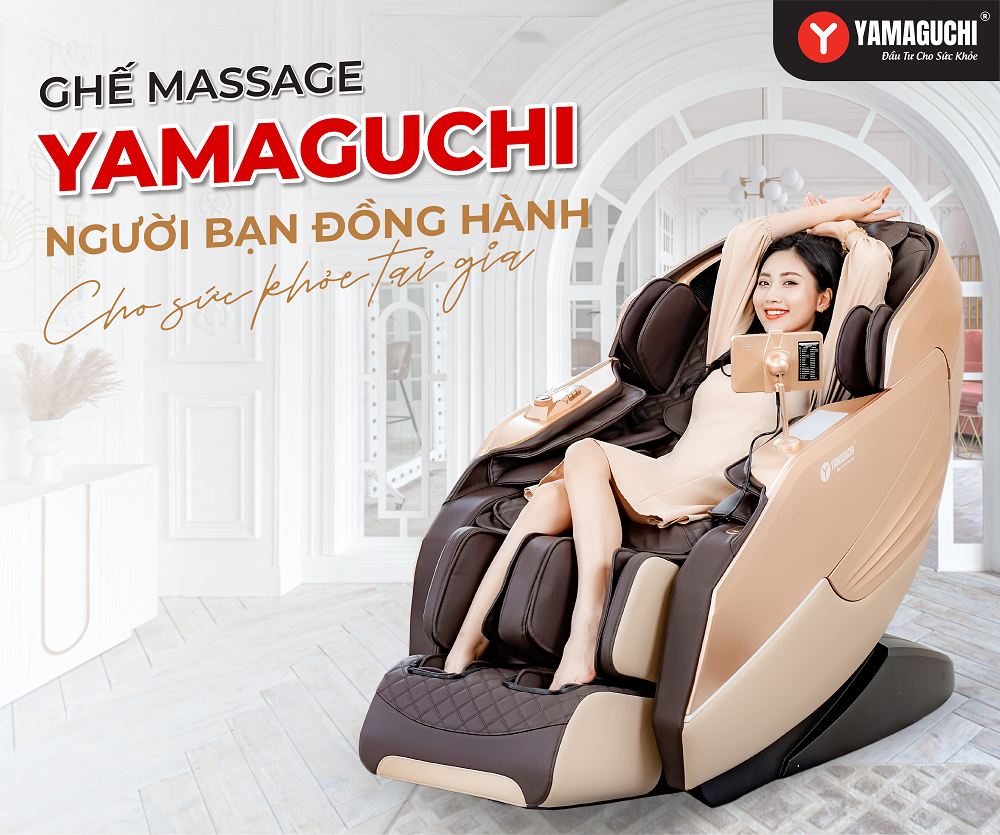 Ghế massage Yamaguchi - Người bạn đồng hành cho sức khỏe tại gia