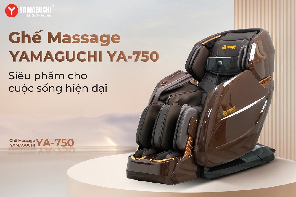 Ghế massage Yamaguchi YA-750 - Siêu phẩm cho cuộc sống hiện đại