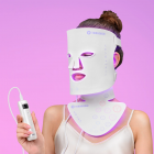Mặt nạ silicon trẻ hóa da cổ Yamaguchi LED Light Neck Mask